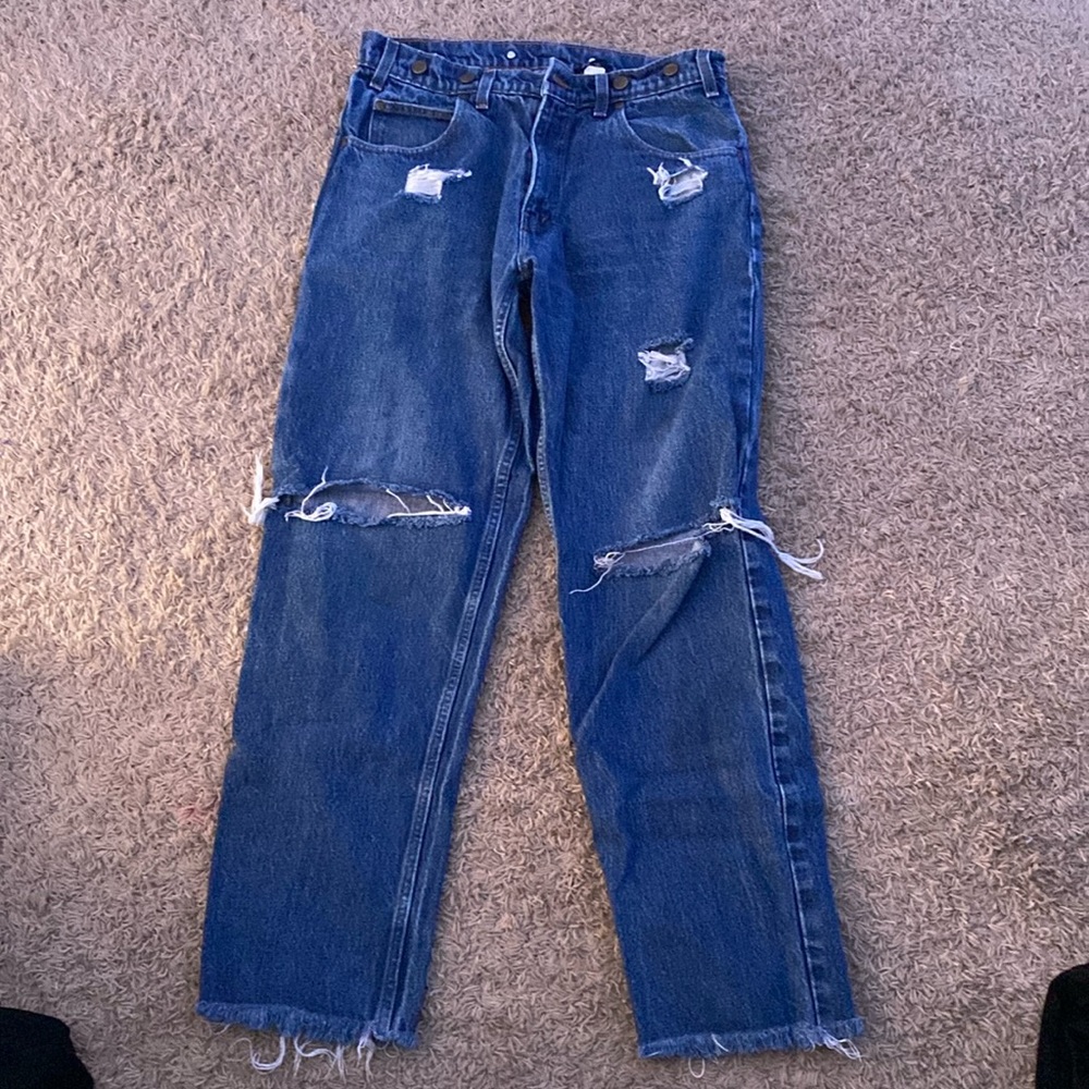 I put the holes on them myself